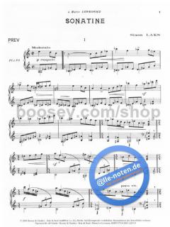 Sonatine von Simon Laks 