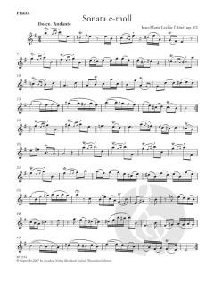 2 Sonaten op. 2/2, op. 4/7 von Jean-Marie LeClair 