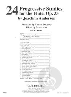 24 Progressive Studies for the Flute op. 33 von Joachim Andersen 