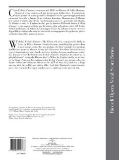 Elisir D Amore Opera Completa per Canto e Pianoforte von Gaetano Donizetti 