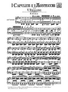 Capuleti E Montecchi - Opera Completa Per Canto E Pianoforte 