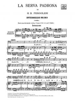 La Serva Padrona von Giovanni Battista Pergolesi 