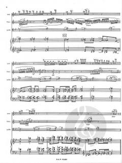 Quatuor. .Fin des Temps...Parties (Cl/Vl/Vlc/Piano (Olivier Messiaen) 