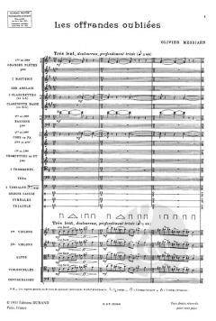 Les Offrandes Oubliees von Olivier Messiaen 
