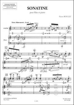 Sonatine pour Flute et Piano von Pierre Boulez 