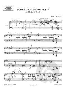 Scherzo Humoristique Piano von Aaron Copland 