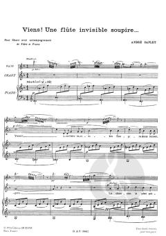 Viens! Une Flute Invisible Soupire... (André Caplet) 
