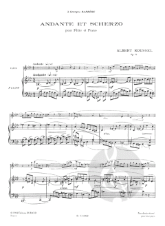 Andante et Scherzo Op. 51 von Albert Roussel 