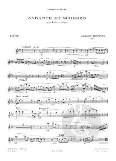 Andante et Scherzo Op. 51 von Albert Roussel 