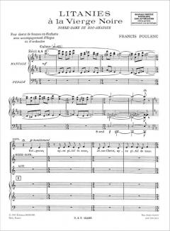 Litanies a la Vierge Noire (Francis Poulenc) 