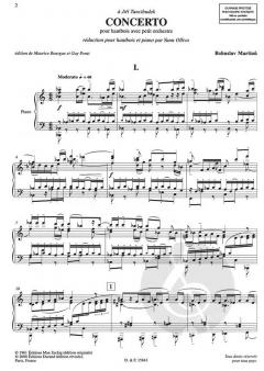 Oboe Concerto (Ed. Borgue/Porat) von Bohuslav Martinu im Alle Noten Shop kaufen