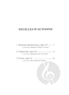 Feuilles D'Automne von Alphonse Hasselmans 