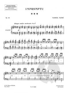Impromptu von Gabriel Fauré 