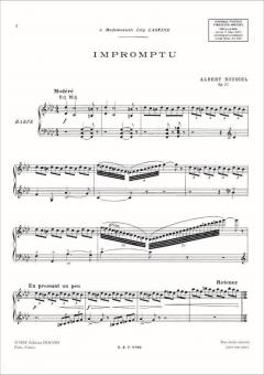 Impromptu Op 21 von Albert Roussel 