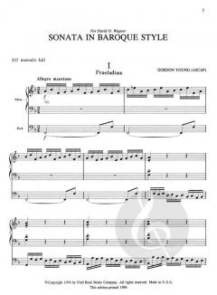 Sonata in Baroque Style von Gordon Young 
