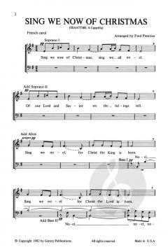 Sing We Now Of Christmas 