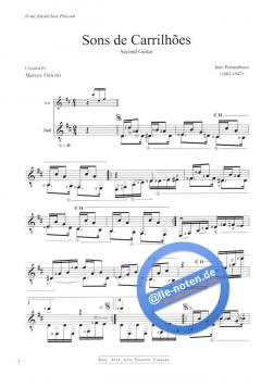 Sons de Carrilhoes - Second Guitar von Joao Texeira Pernambuco 