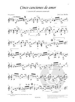 Cinco canciones de amor von Jose Luis Merlin 