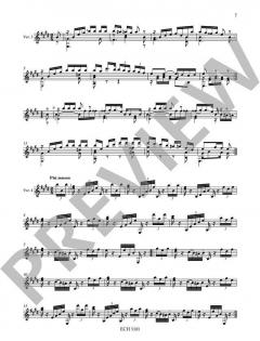 Einführung und Variationen op. 9 von Fernando Sor 