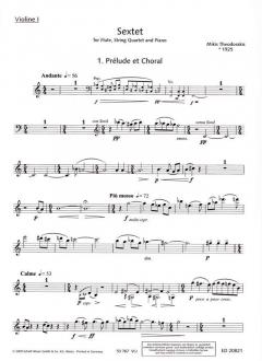 Sextet von Mikis Theodorakis 