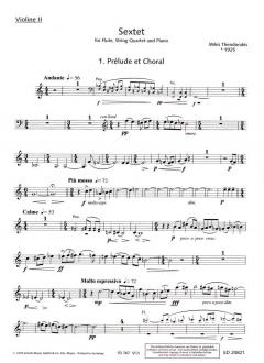 Sextet von Mikis Theodorakis 