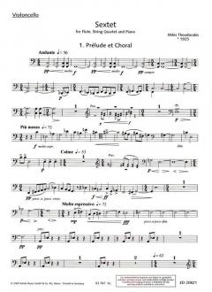 Sextet von Mikis Theodorakis 