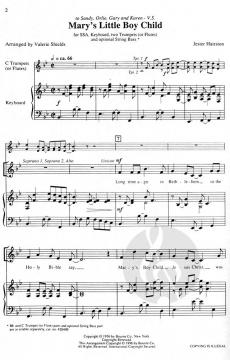 Mary's Little Boy Child SSA (Jester Hairston) 