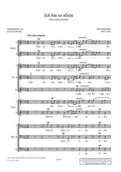 Ich bin so allein von Paul Hindemith 