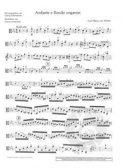 Andante und Rondo ungarese von Carl Maria von Weber 