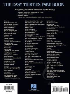 The Easy 1930s Fake Book 