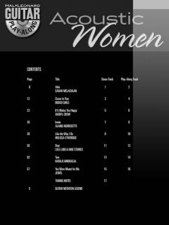 Guitar Play-Along Vol. 87: Acoustic Women 