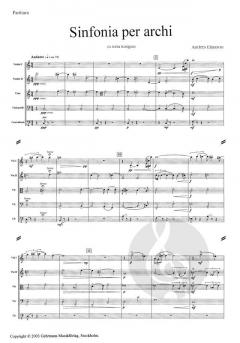 Sinfonia per Archi von Anders Eliasson 
