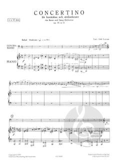 Concertino För Kontrabas von Larsson LE im Alle Noten Shop kaufen