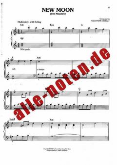New Moon (Twilight 2) - Easy Piano 
