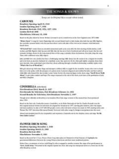 The Songs Of Rodgers & Hammerstein von Richard Rodgers 