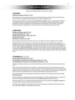 The Songs Of Rodgers & Hammerstein von Richard Rodgers 