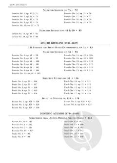 Required Studies For Classical Guitar 