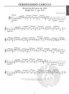 Required Studies For Classical Guitar 