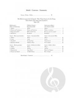 3 Klaviersonaten für die Jugend von Robert Schumann im Alle Noten Shop kaufen - HN155