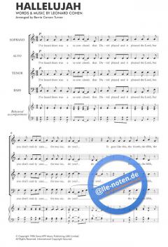 Hallelujah von Leonard Cohen 