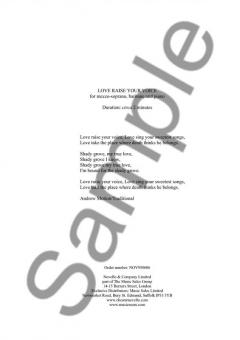 Love Raise Your Voice von Tarik O'Regan 