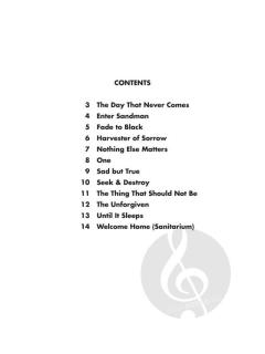 Best of Metallica for Tenor Sax 