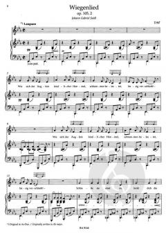 Lieder für Singstimme und Klavier, Band 4 von Franz Schubert 