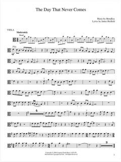 Best Of Metallica For Viola im Alle Noten Shop kaufen