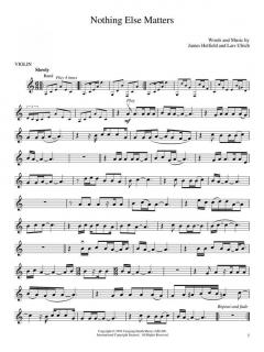 Best Of Metallica For Violin im Alle Noten Shop kaufen