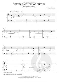 7 Easy Piano Pieces von William Bolcom 