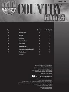 Violin Play-Along Vol. 9: Country Hits im Alle Noten Shop kaufen