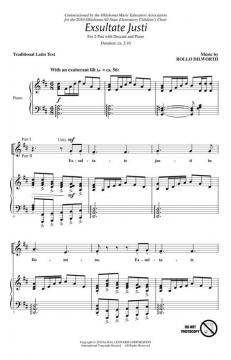 Exsultate Justi von Rollo Dilworth (Download) 