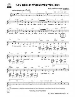 Say Hello Wherever You Go von John Jacobson 