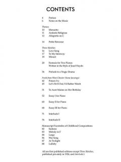 Early Piano Works von Samuel Barber 